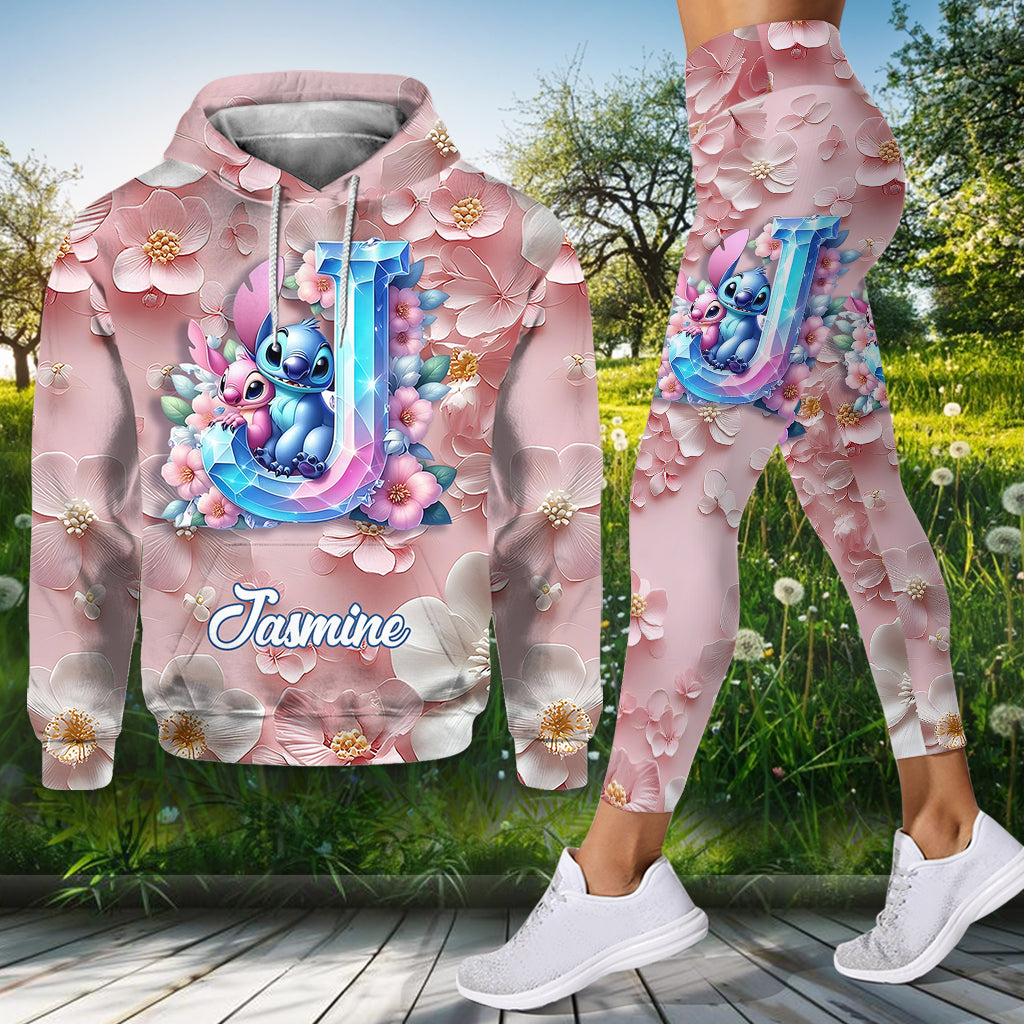 Floral Ohana - Personalized Ohana Hoodie and Leggings