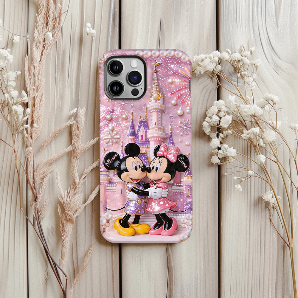 Cartoon Mouse Lovers Gift - Personalized Dream Trip Full Print Phone Case