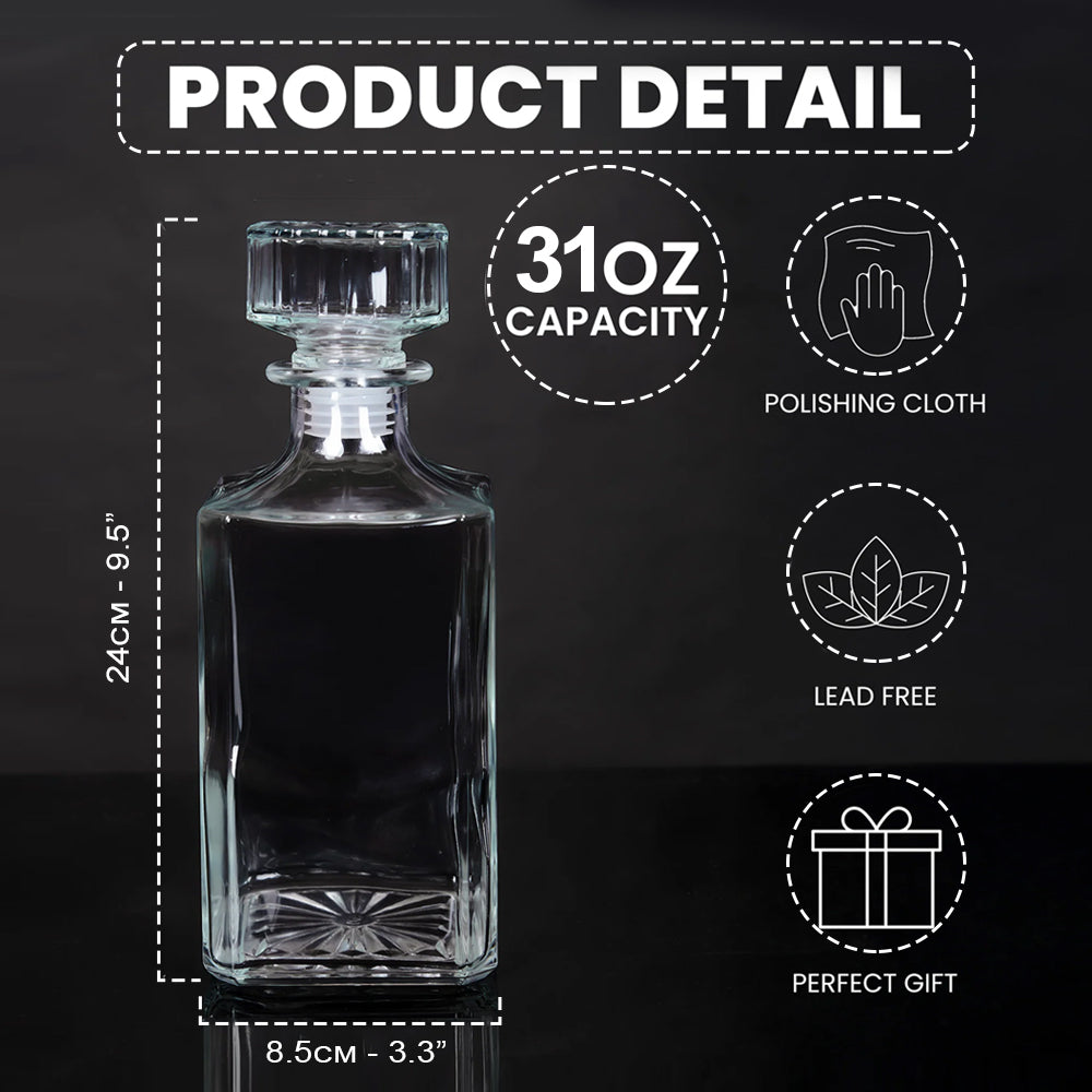 Deadly Nightshade - Personalized Nightmare Whiskey Decanter Set