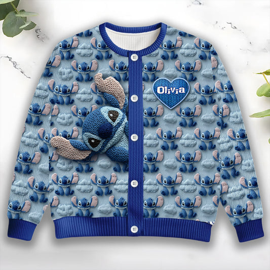Ohana Means Family - Personalized Ohana Cardigan Sweater