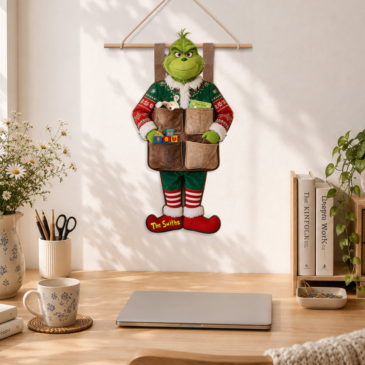 Merry Christmas - Personalized Stole Christmas Hanging Organizer