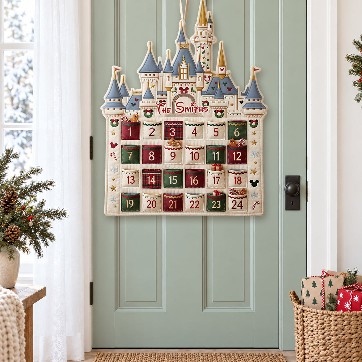 Magical Christmas - Personalized Dream Trip Fabric Advent Calendar