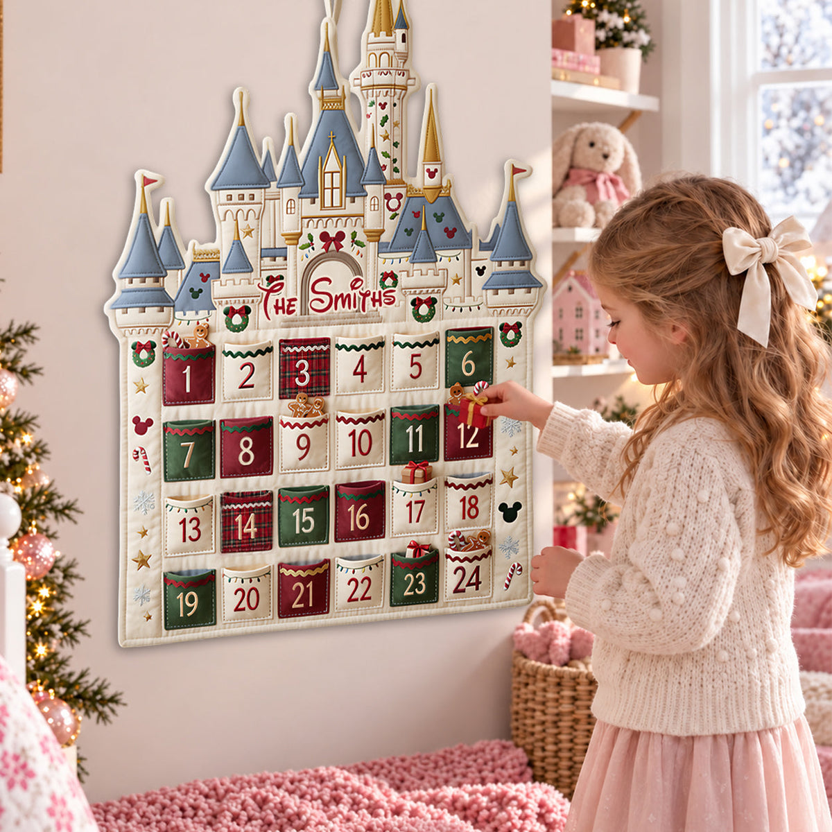 Magical Christmas - Personalized Dream Trip Fabric Advent Calendar