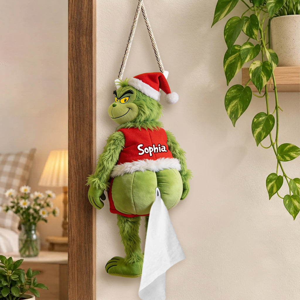 Merry Grinchmas - Personalized Stole Christmas Pull-Out Organizer