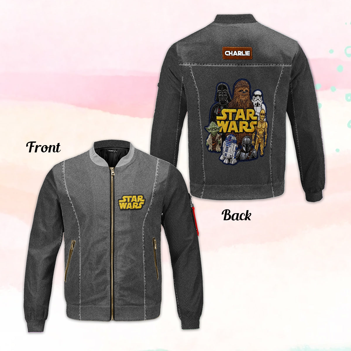 Legend of the Galaxy - Personalized The Force Bomber Jacket