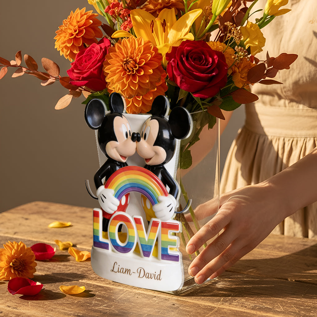Love Is Love - Personalized LGBT Support Acrylic Pot