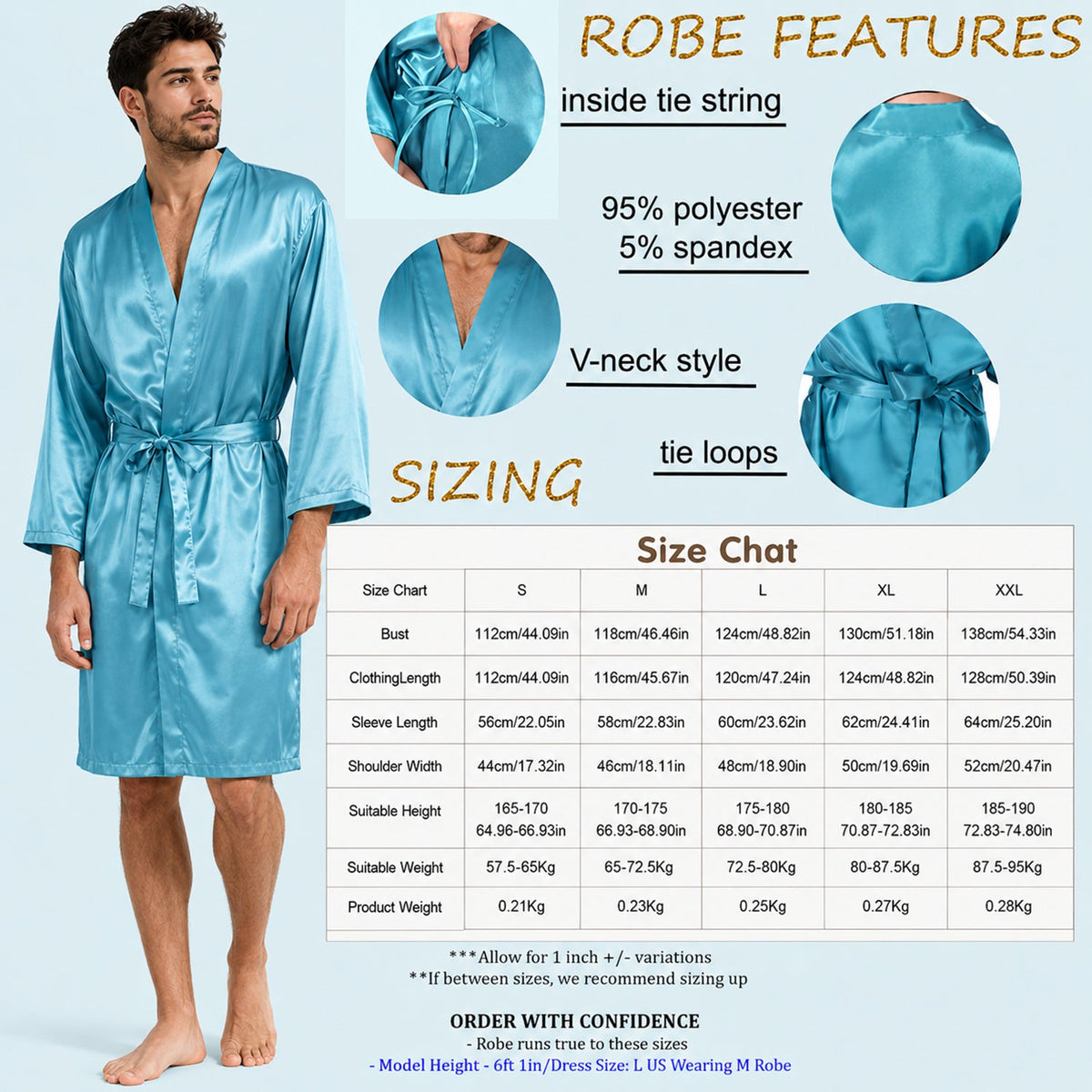 Til The Season - Personalized Ohana Satin Robe