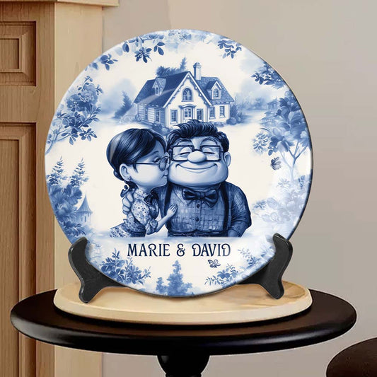 You Are My Adventure - Personalized Mouse Ceramic Round Plate