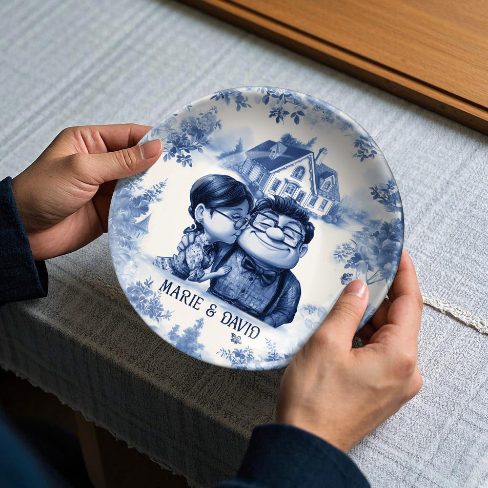 You Are My Adventure - Personalized Mouse Ceramic Round Plate