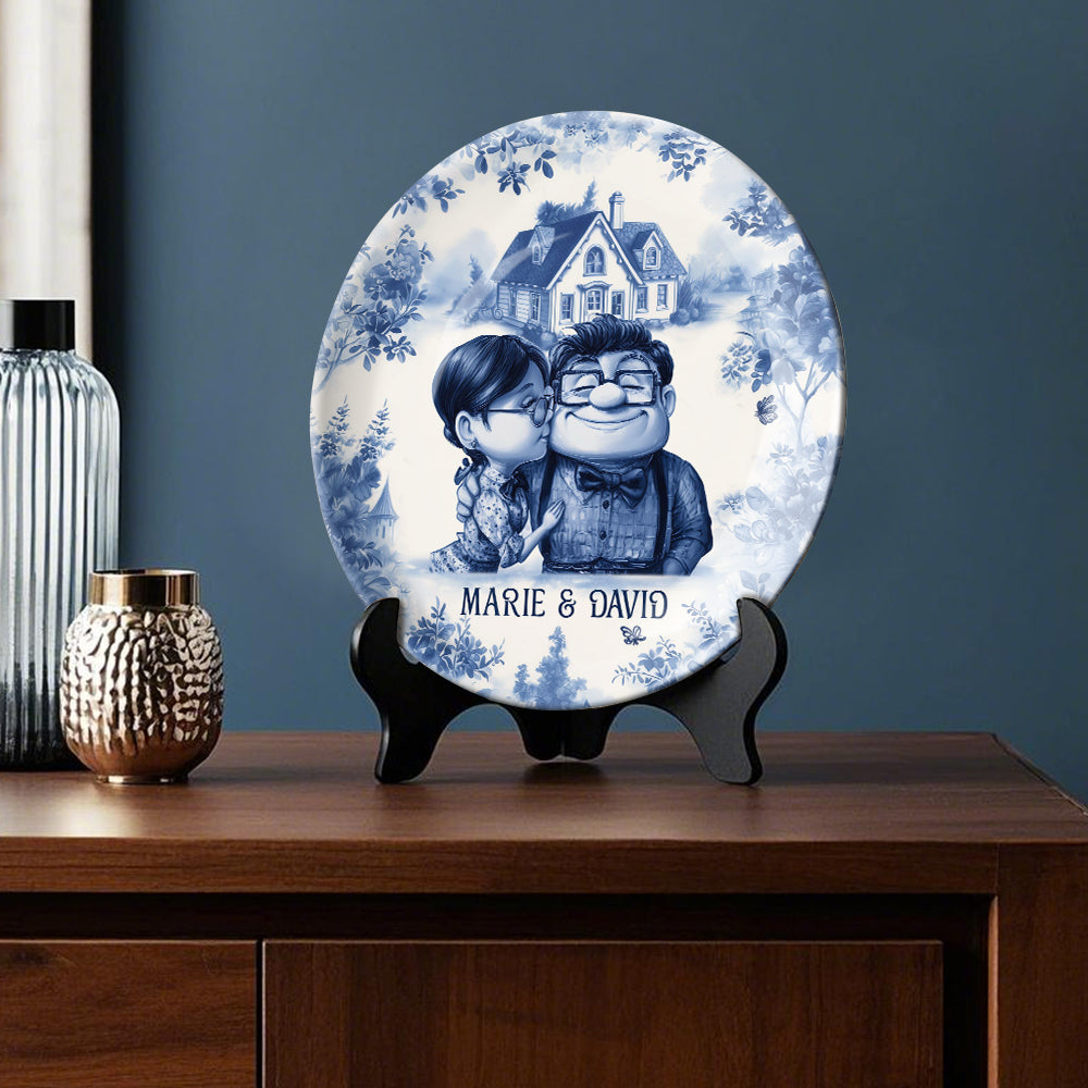 You Are My Adventure - Personalized Mouse Ceramic Round Plate