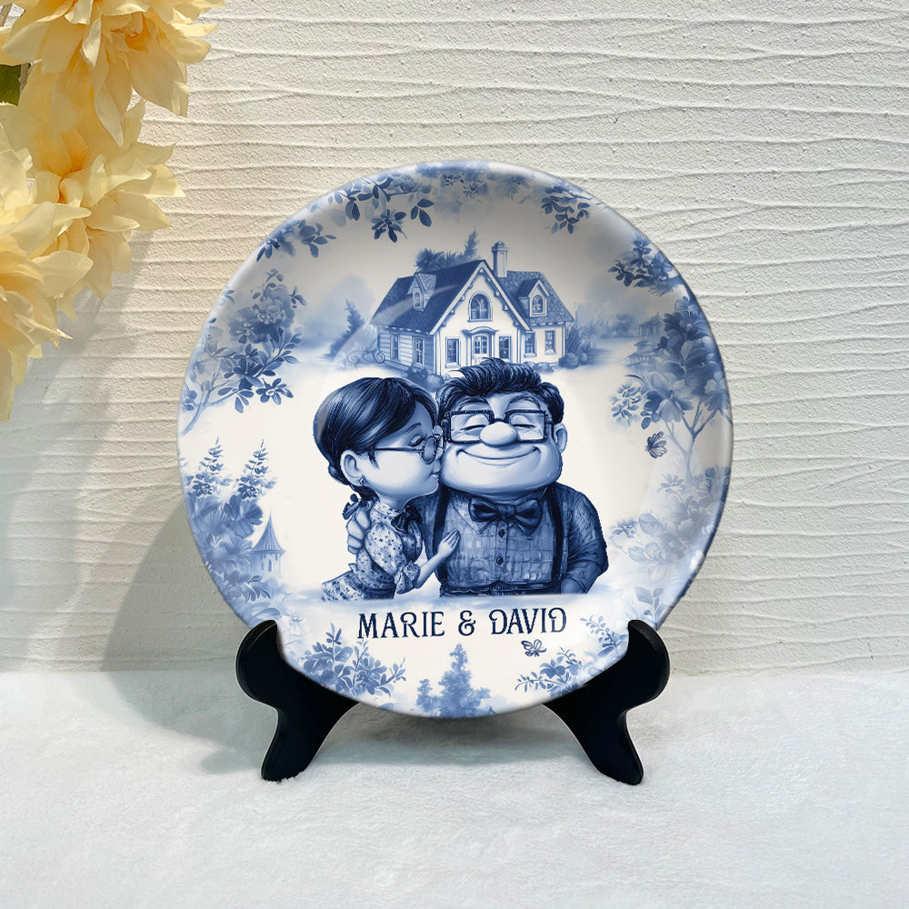 You Are My Adventure - Personalized Mouse Ceramic Round Plate
