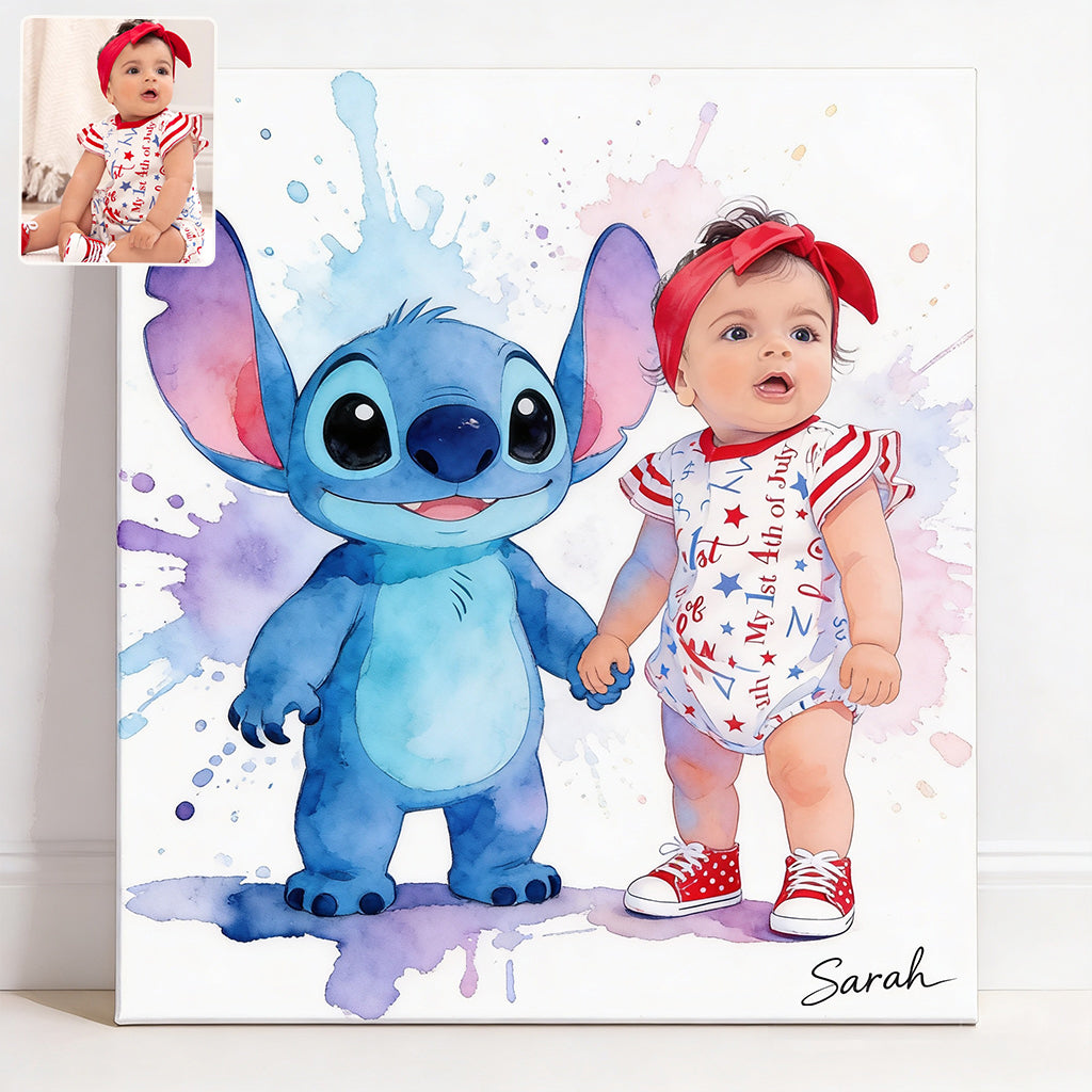 Custom Any Photo - Personalized Ohana Canvas And Poster
