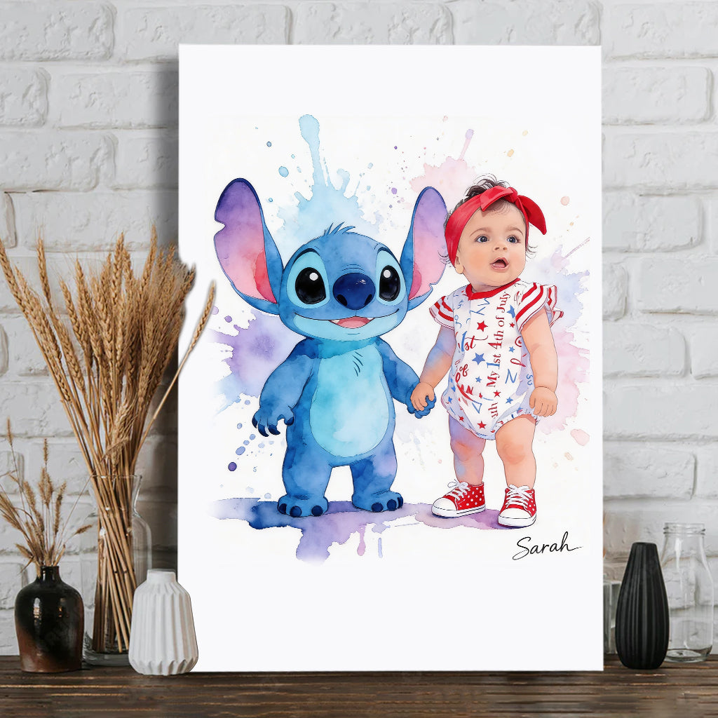Custom Any Photo - Personalized Ohana Canvas And Poster