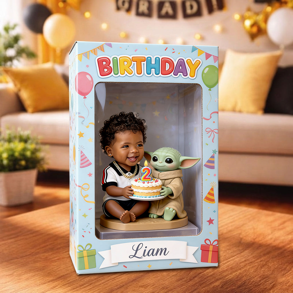 Happy Birthday - Personalized The Force Acrylic Display Box