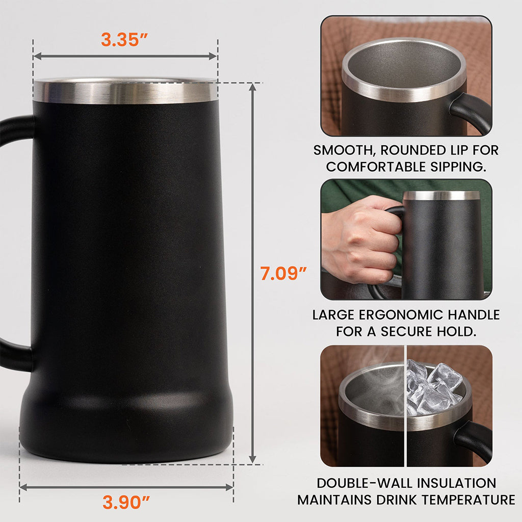 May The Force Be With You - Personalized The Force Beer Stein