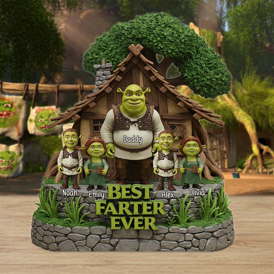 Best Farter Ever - Personalized Father Custom Shaped Acrylic Plaque