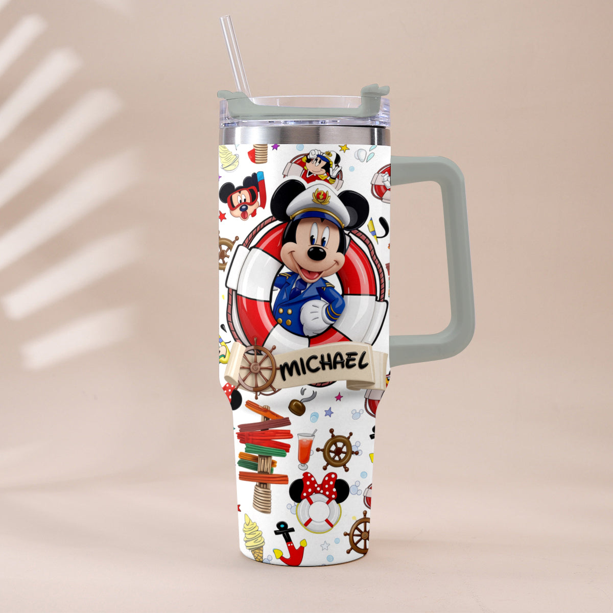 Cruising Friends - Personalized Dream Cruise Tumbler With Handle