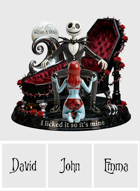 I Licked It So It’s Mine - Personalized Nightmare Custom Shaped Acrylic Plaque