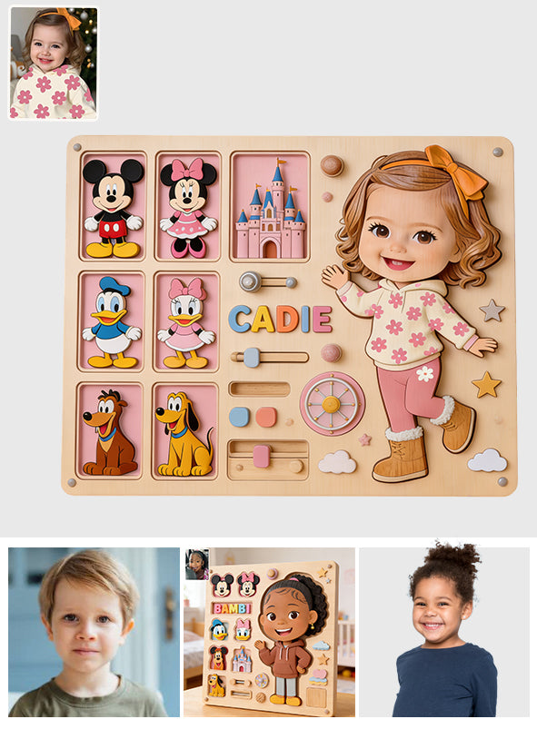 Kid's Magical Friends - Personalized Dream Trip 2 Layered Wood Sign / Wood Plaque