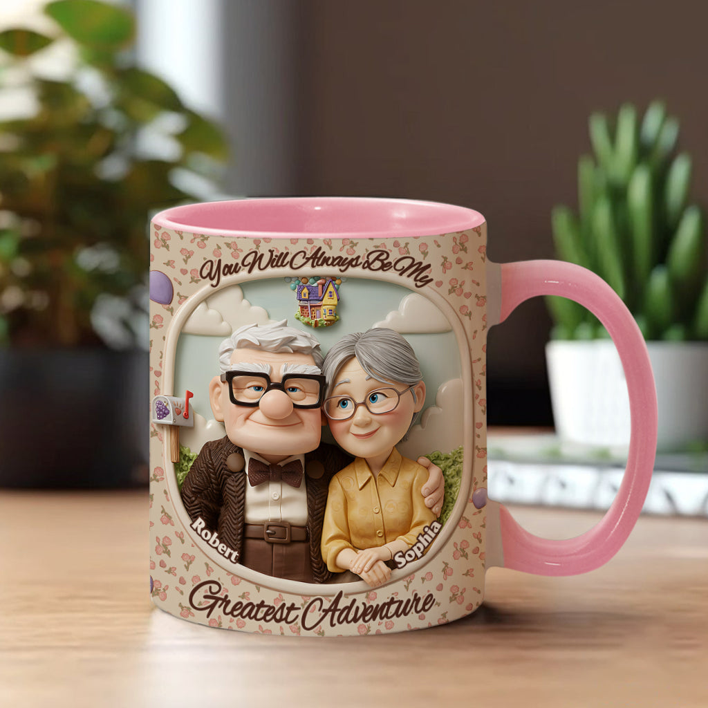 You Are My Greatest Adventure - Personalized Mouse Accent Mug