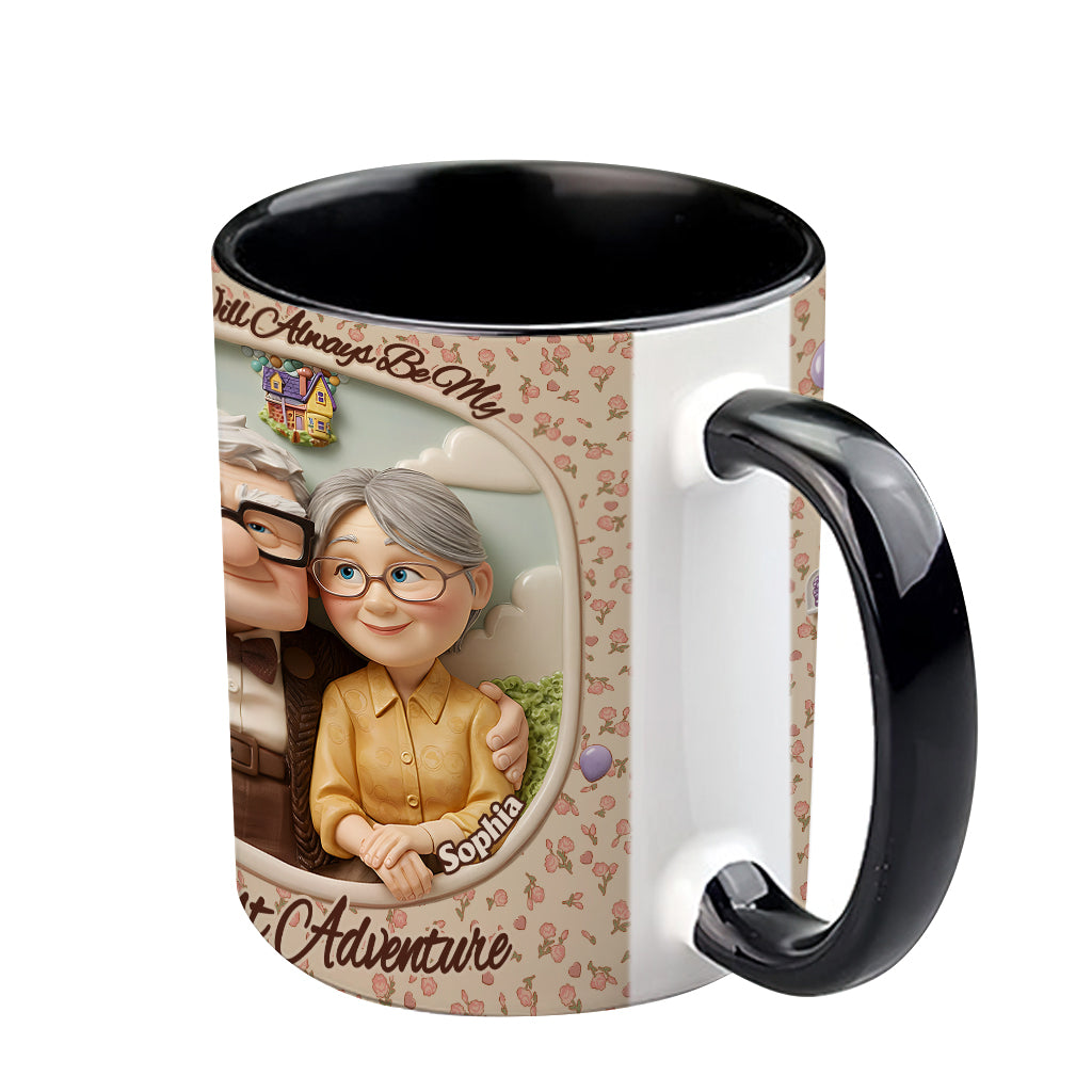You Are My Greatest Adventure - Personalized Mouse Accent Mug