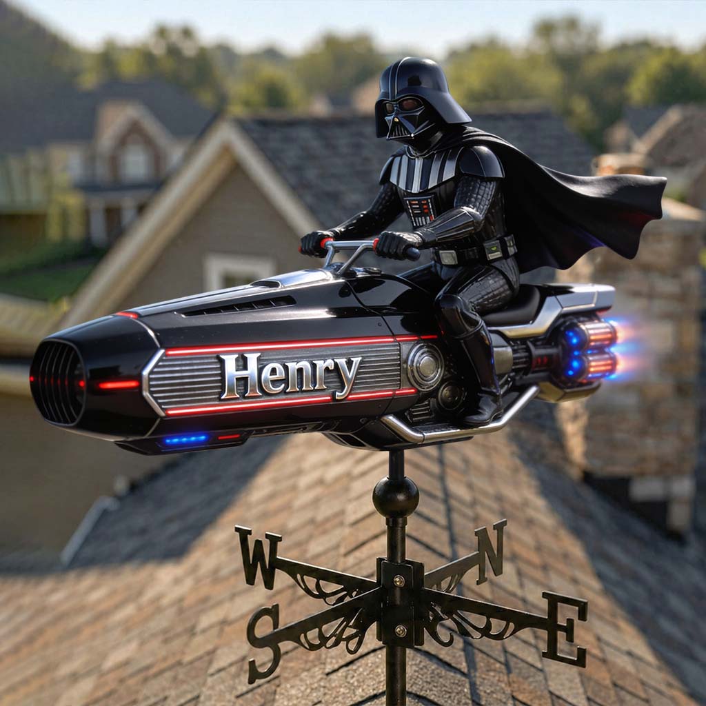 Hello Darkness - Personalized The Force Weather Vane