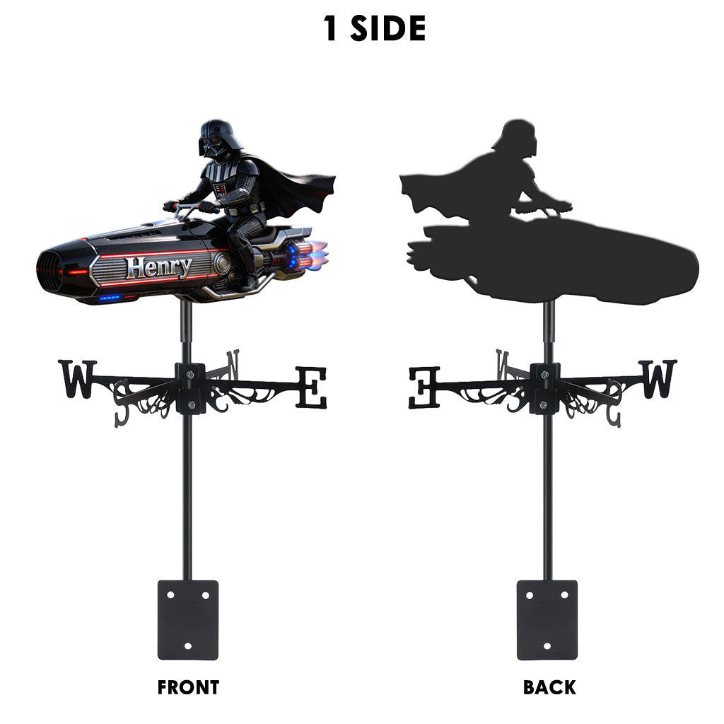 Hello Darkness - Personalized The Force Weather Vane