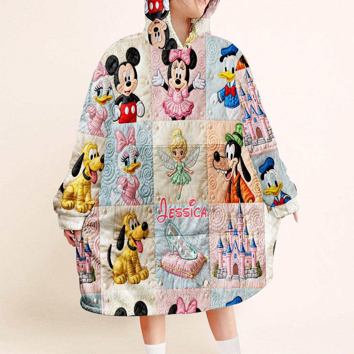Magical Friends - Personalized Mouse Blanket Hoodie