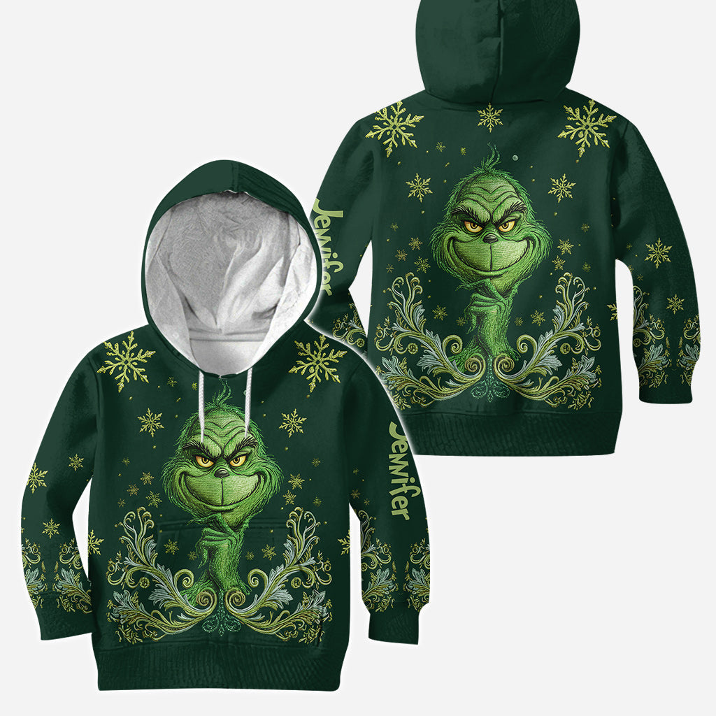 Merry Grinchmas - Personalized Stole Christmas Hoodie and Leggings
