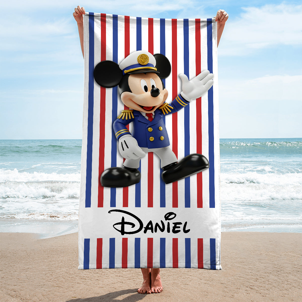 Magical Cruise Trip - Personalized Mouse Quick-dry Beach Towel/ Bath Towel