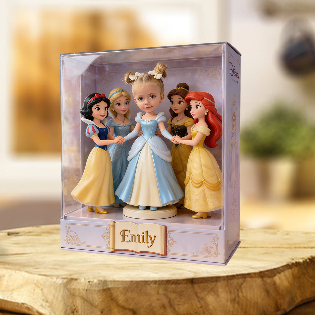 Beautiful Princess - Personalized Princess Custom Shaped Acrylic Plaque