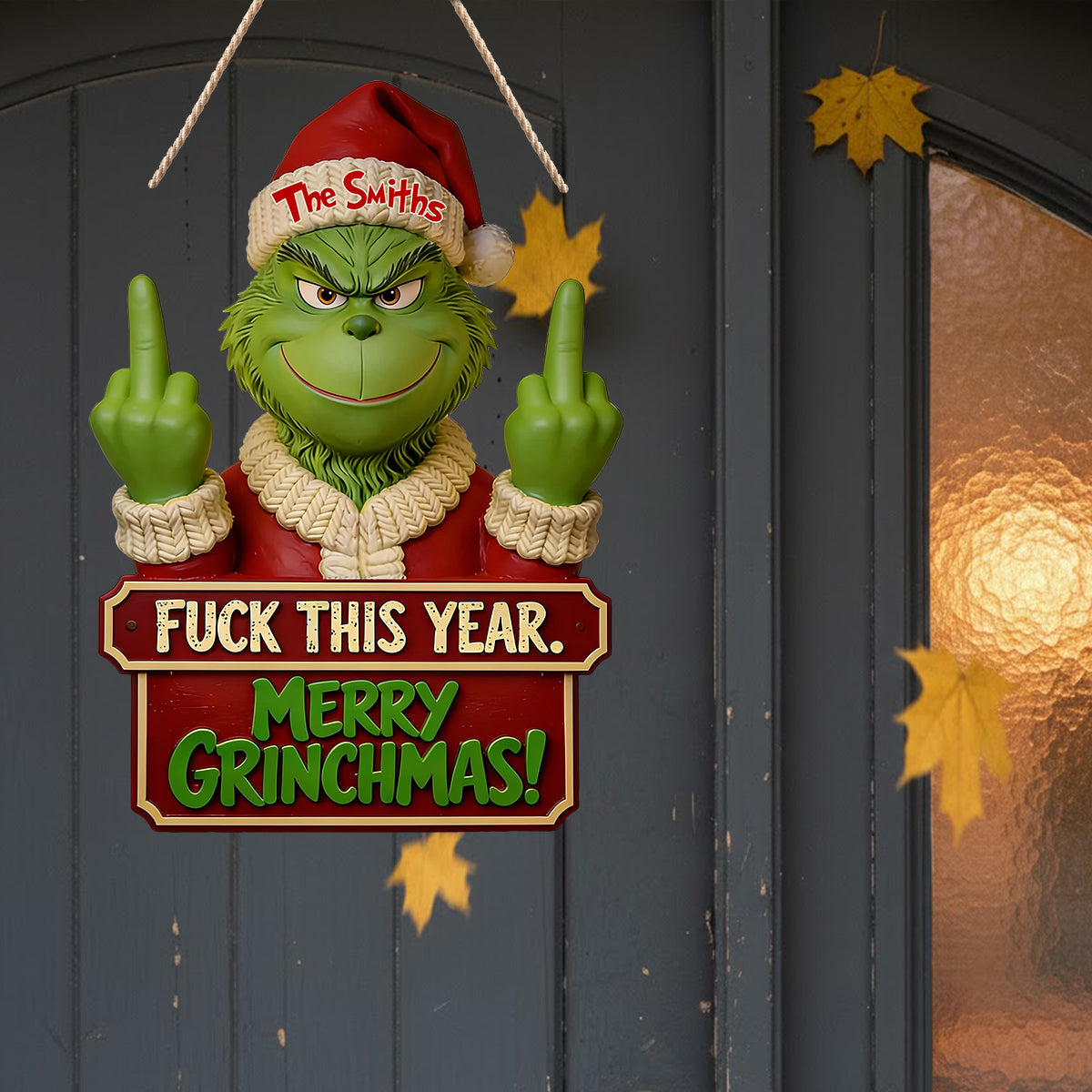 Love This Year - Personalized Stole Christmas LED Light Acrylic Sign