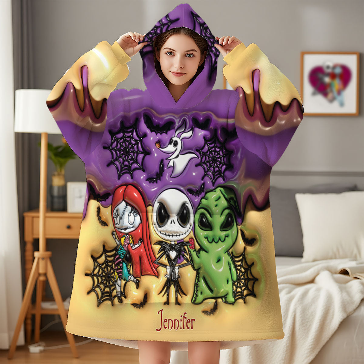 The Nightmare - Personalized Nightmare Blanket Hoodie