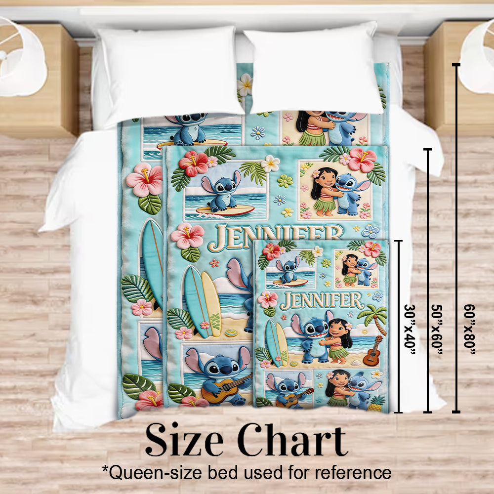 Ohana Means Family - Personalized Ohana Blanket