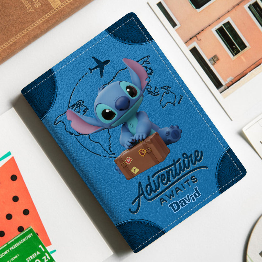 Ohana Adventure Awaits - Personalized Ohana Passport Holder