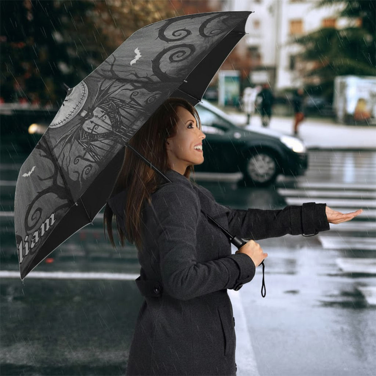 Gothic Skeleton - Personalized Nightmare Umbrella