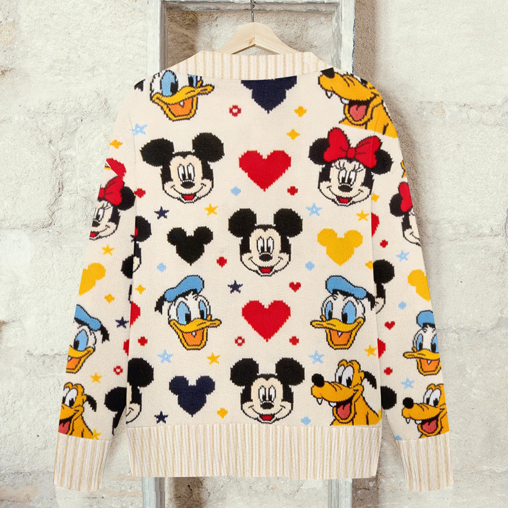 Friends - Personalized Mouse Cardigan Sweater