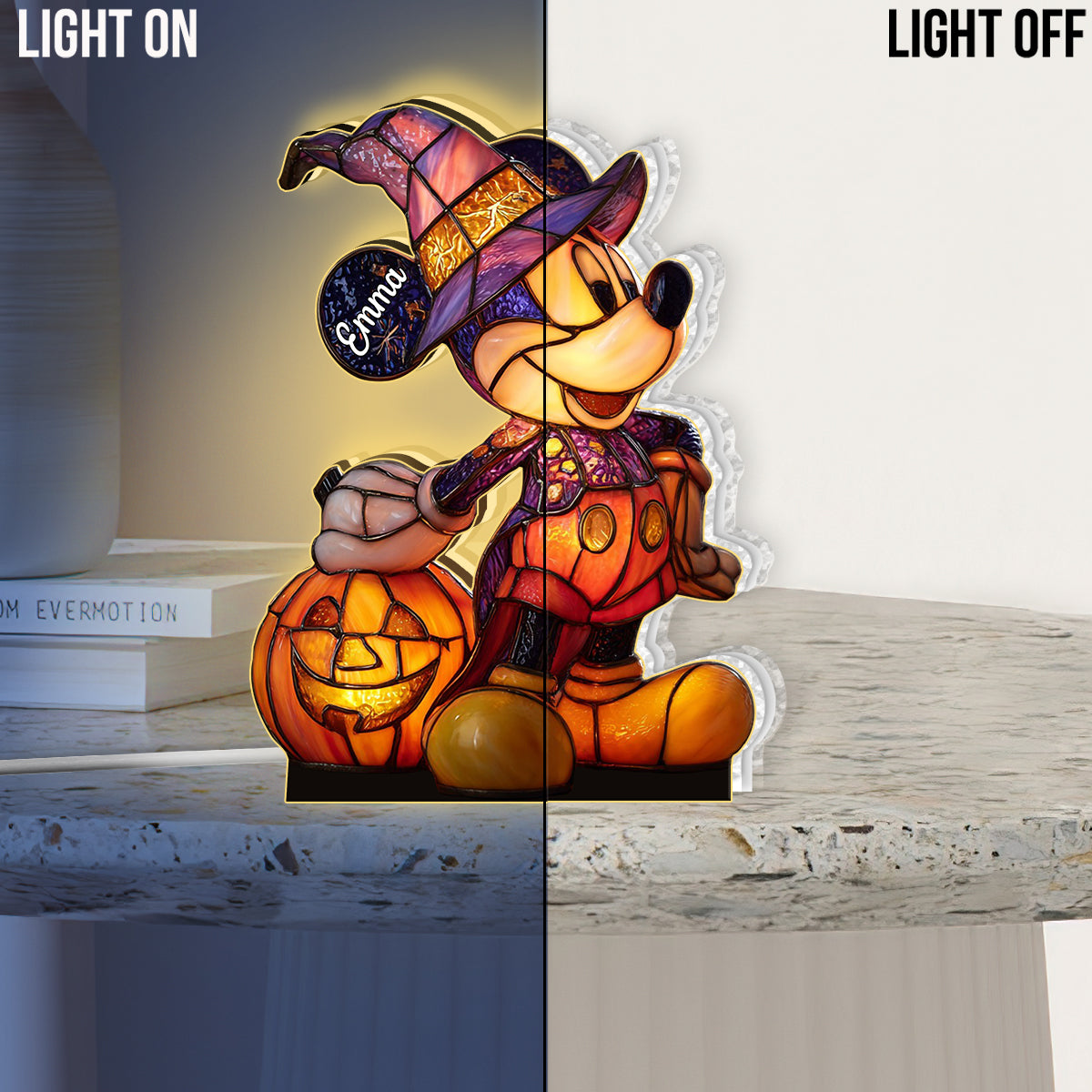 Halloween Friends - Personalized Mouse Acrylic LED Night Light
