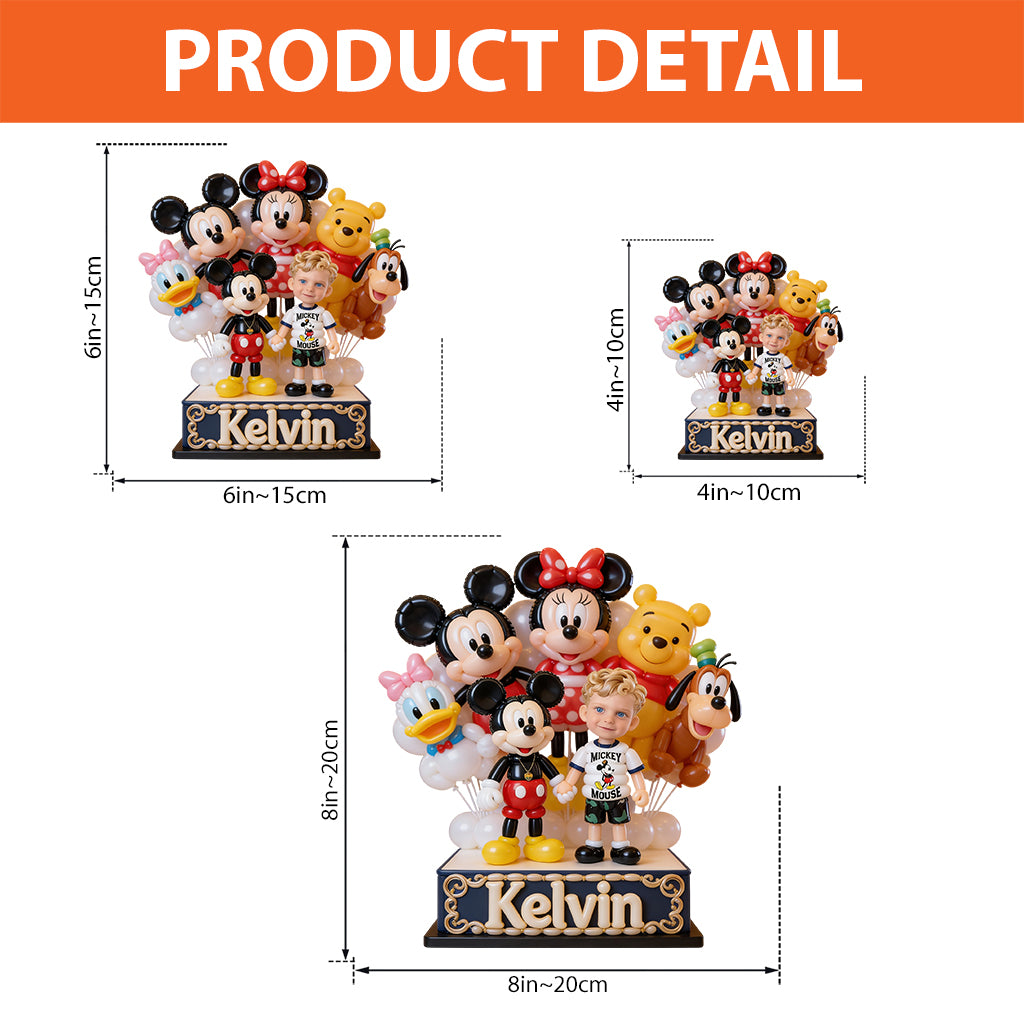 Magical Friends - Personalized Mouse Custom Shaped Acrylic Plaque