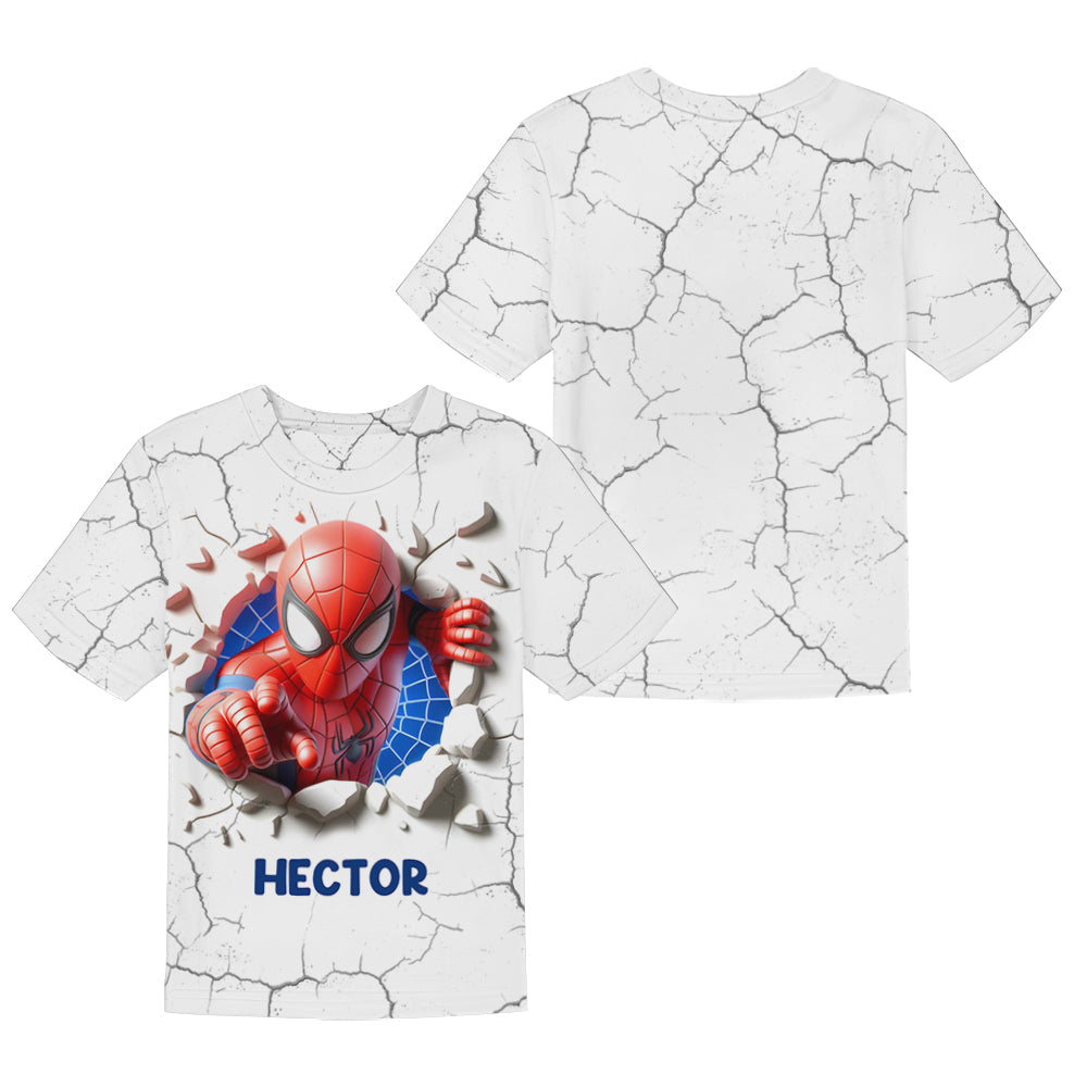 Cool Spider - Personalized Kid T-shirt & Shorts