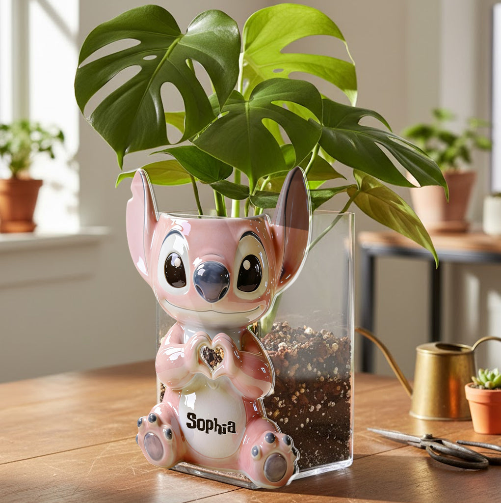 Ohana Means Family - Personalized Ohana Acrylic Pot