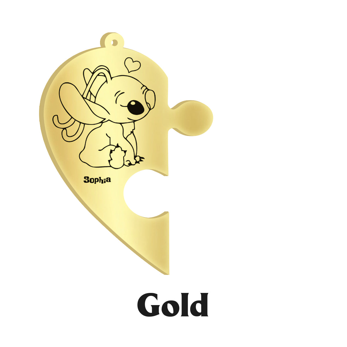Ohana Means Love - Personalized Ohana Matching Pendant Necklace