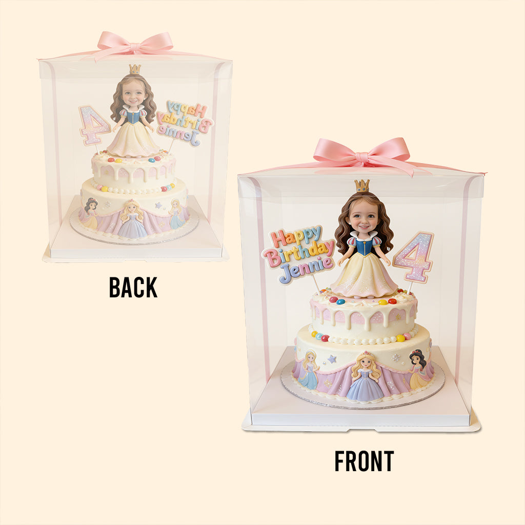 Happy Birthday Gift - Personalized Beautiful Princess Custom Shaped Acrylic Plaque