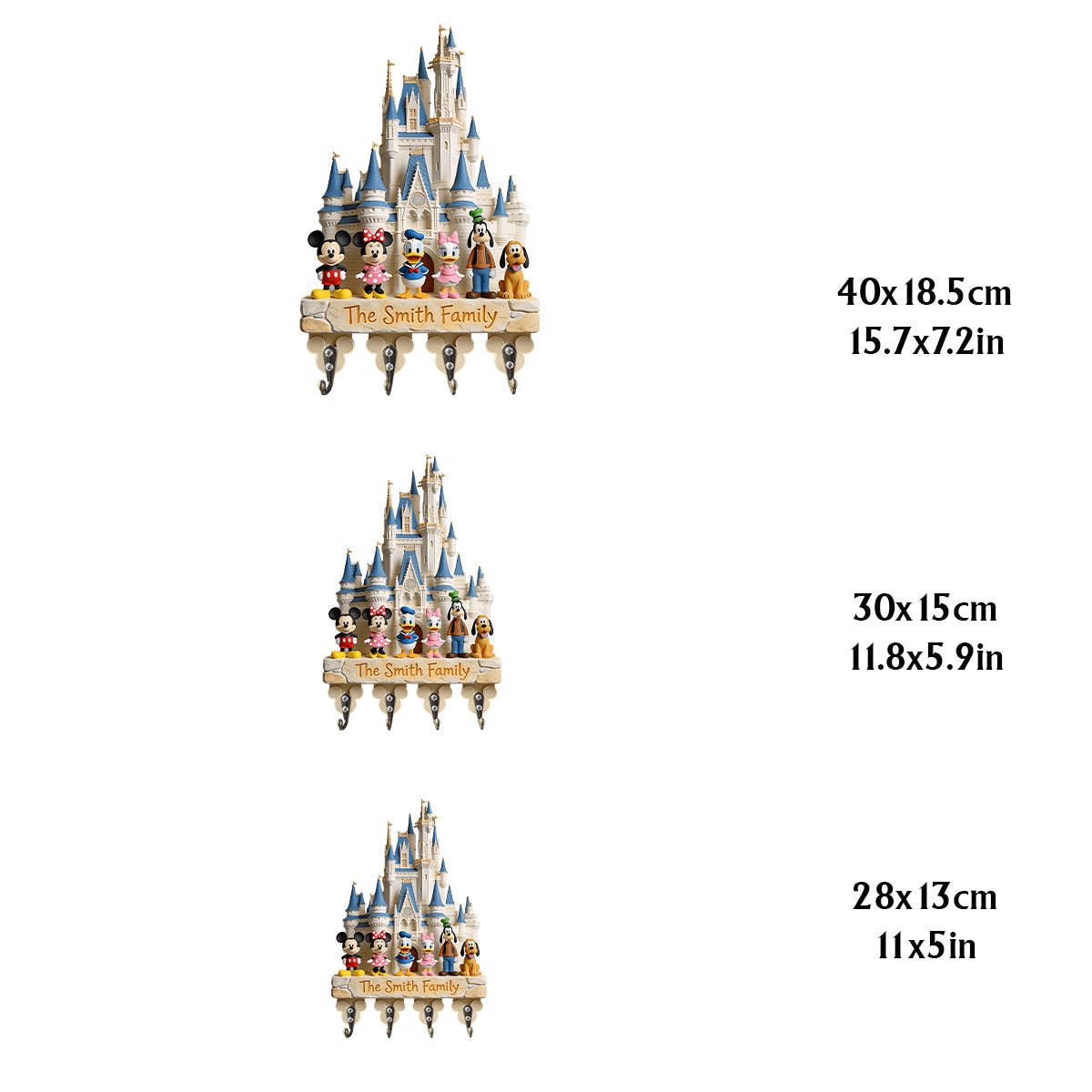 Magical Time - Personalized Mouse Custom Shaped Hanging Rack