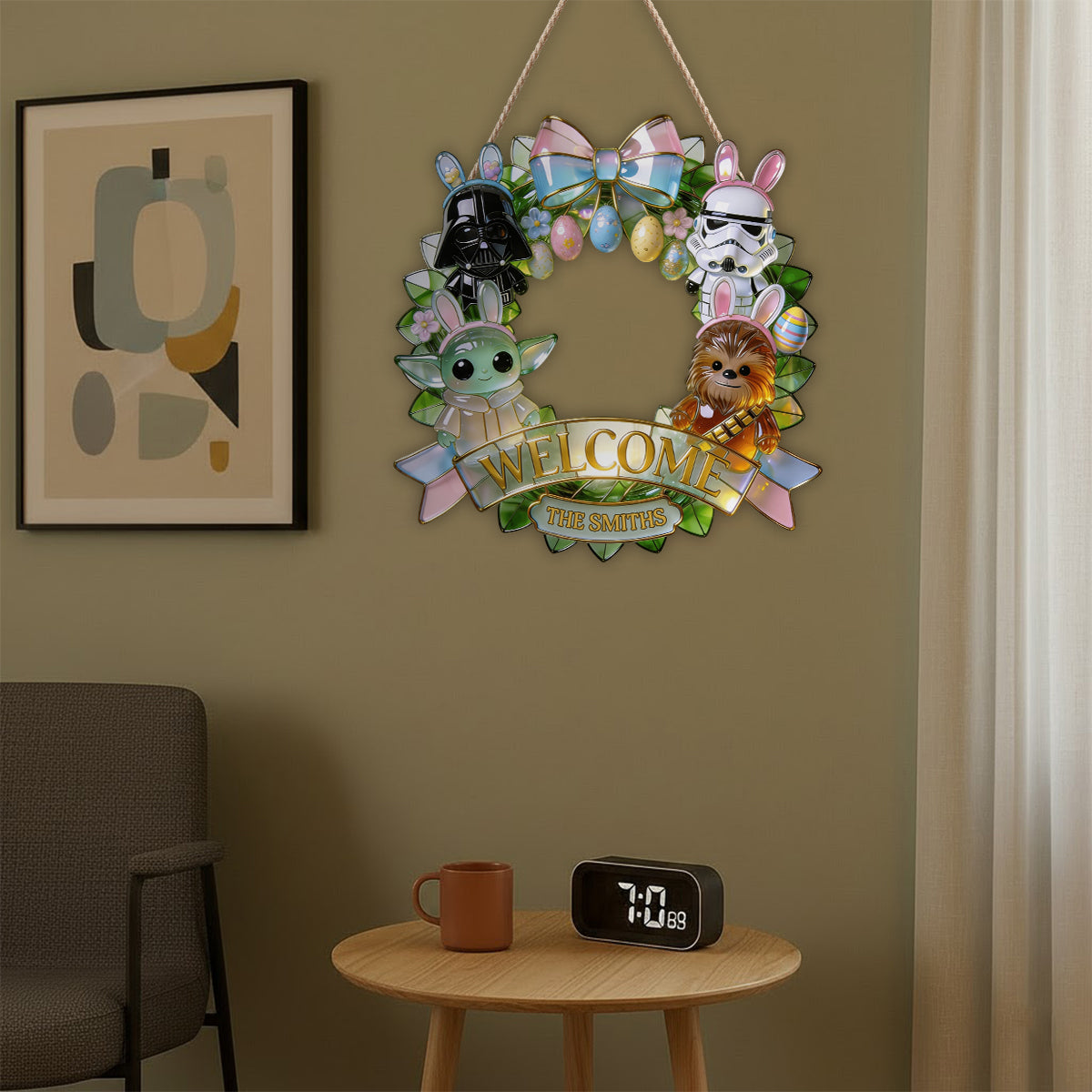 Easter's Day Gift - Personalized The Force LED Light Acrylic Sign