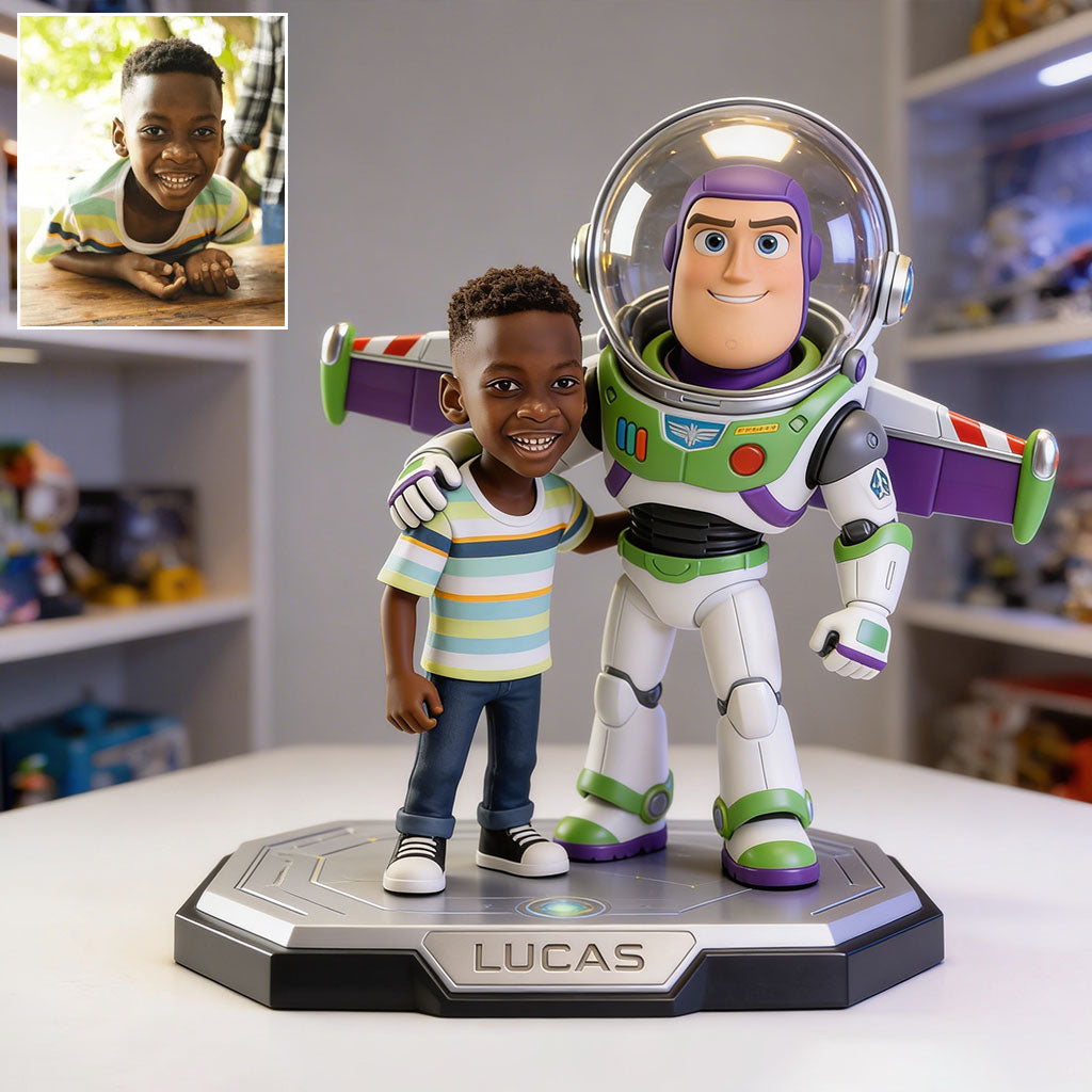 Buzz's Friend - Personalized Movie For Kids Custom Shaped Acrylic Plaque