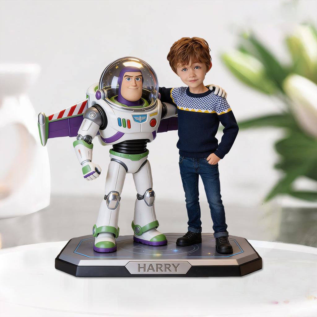 Buzz's Friend - Personalized Movie For Kids Custom Shaped Acrylic Plaque