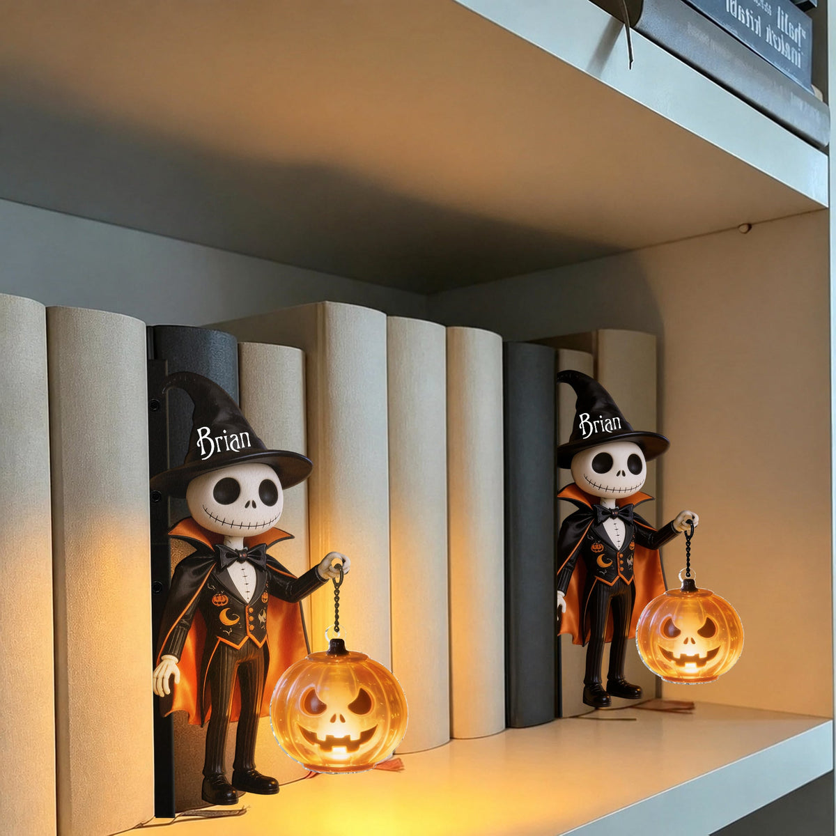 Spooky Night - Personalized Nightmare Bookshelf Lamp