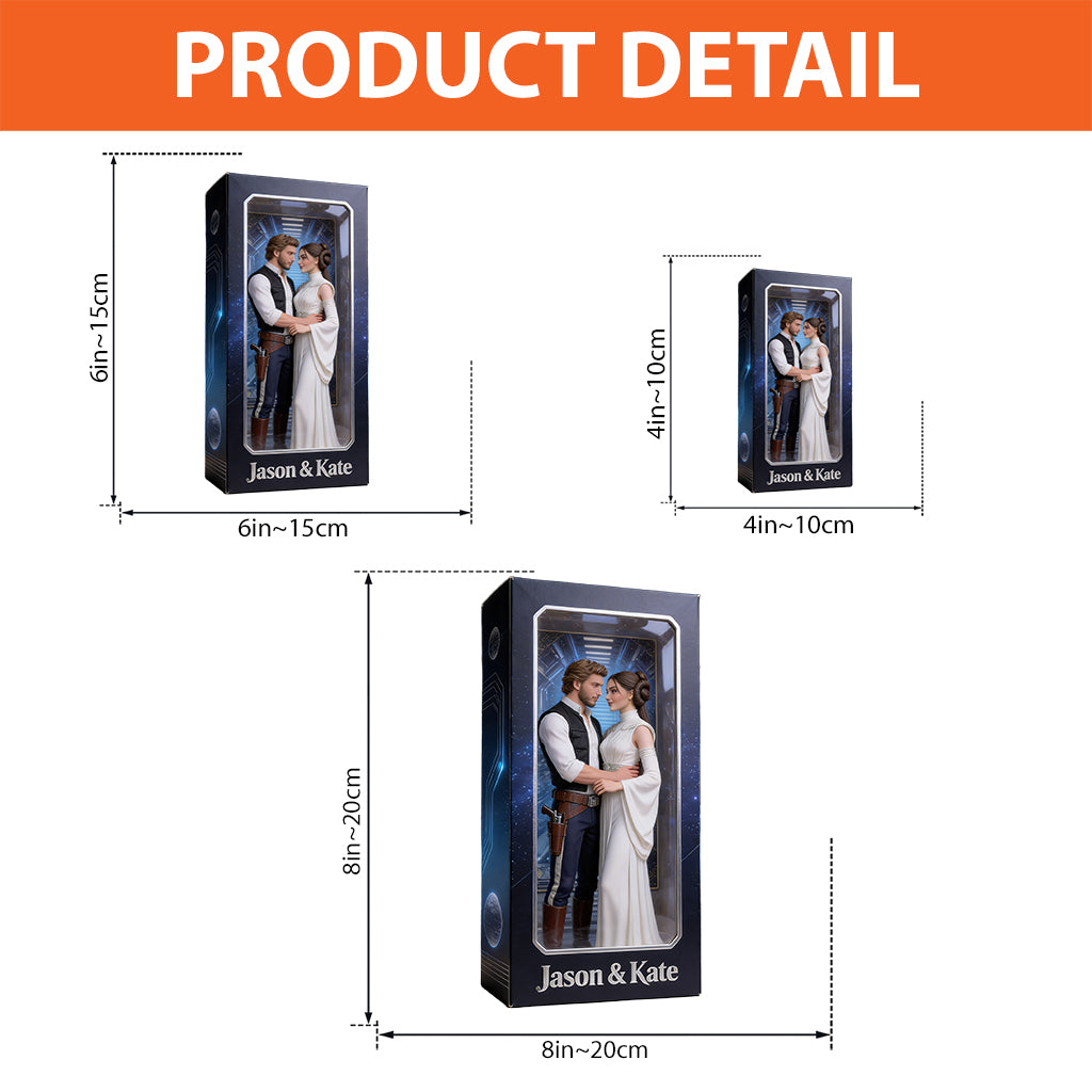 Any Photo Love You To The Death Star And Back - Personalized The Force Custom Shaped Acrylic Plaque