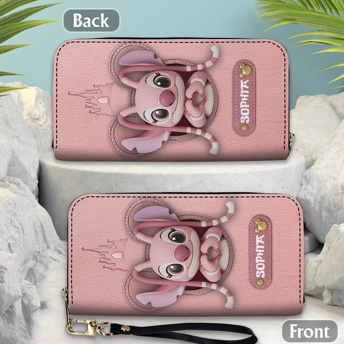 Magical Moments - Personalized Ohana Leather Long Wallet